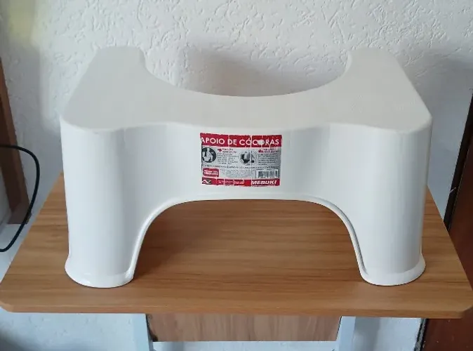 Apoio de Cócoras Mebuki - Banquinho Ortopédico Para Vaso Sanitário