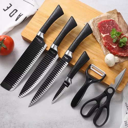 Conjunto de Facas de Cozinha - 6 Peças