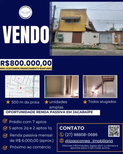 INVESTIMENTO EM JACARAÍPE COM RETORNO GARANTIDO!
