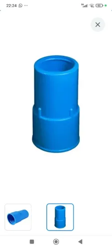 Ponteira Para Mangueira De 38Mm Para Aspiração De Piscina