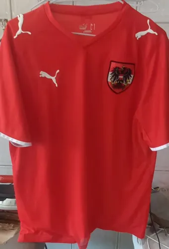 Camisa Áustria Puma Euro 2008 Suíça Dupla de Jogo Made in Romênia Nova Frete Gratis