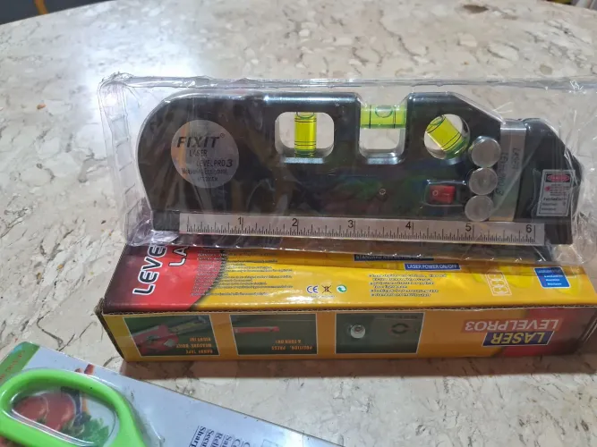 Nível Laser Fixit LevelPro3 com Trena e Bolha