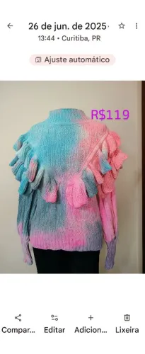 Blusa tricô