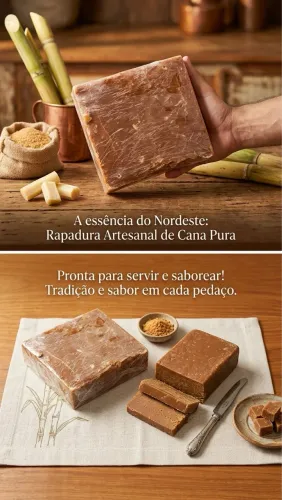 Rapadura 100% natural da Roça
