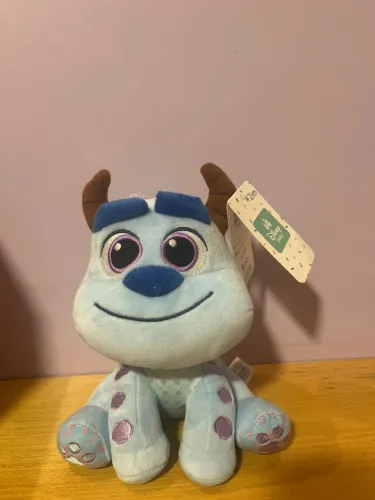 Pelúcia Sulley Monstros S.A. Disney Baby Original Eletrônica Azul Antialérgica