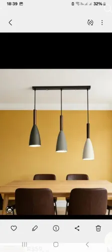 Lustre Pendente Linear Moderno