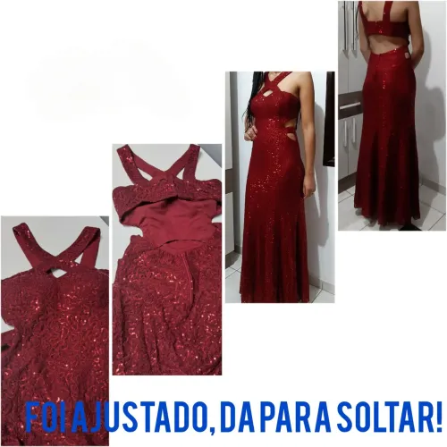 Vestido de festa / madrinha paetê