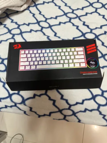 Teclado Mecânico Redragon Dragonborn K630 RGB Switch Brown