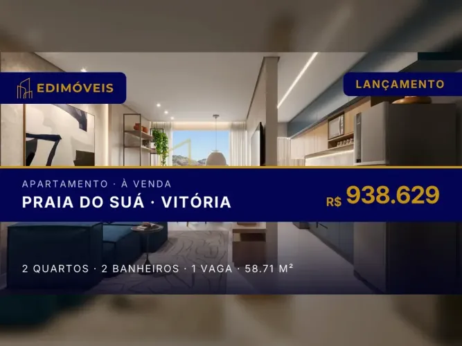 Oportunidade: Apartamento de 2 Quartos na Praia do Suá com Lazer Completo