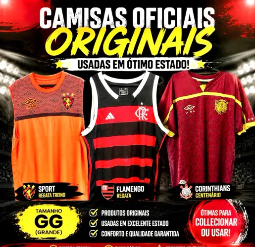 Camisas originais usadas GG