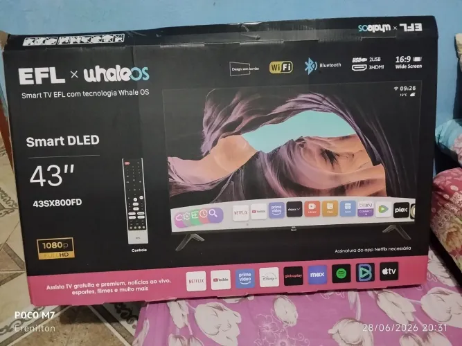 Smart tv 43 polegadas 