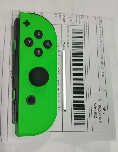 Controle Joy Con Verde Neon novo c/ NF e Garantia