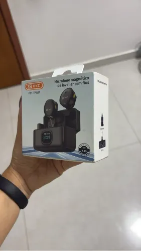 Microfone lapela cabo c e Lightning