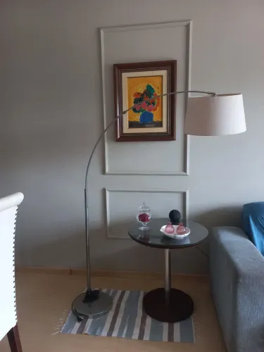 Luminária de piso em arco -1,60x0,40