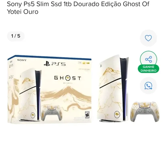 ps5 edição limitada gost of yutei