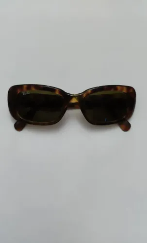 Óculos de Sol Ray-Ban Original Made in Italy Tartaruga Lente Verde