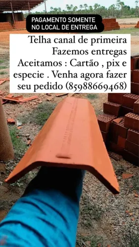 Telha canal de Primeira 