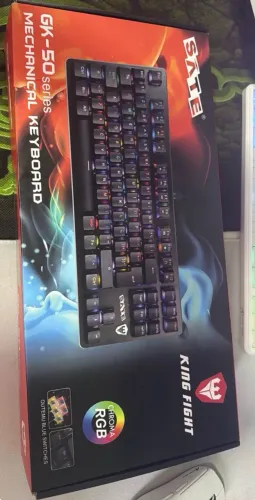 Mouse e teclado gamer + mouse bungee