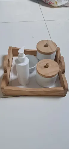 kit higiene em porcelana