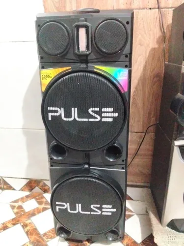 Caixa de Som Tipo Torre Pulse Storm 2 (Modelo SP514) com potentes 1500W de potência RMS