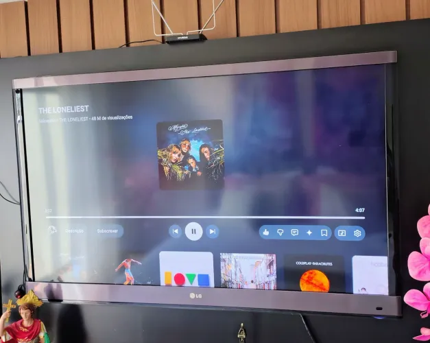 Tv LG 46 polegadas com aparelho smartv