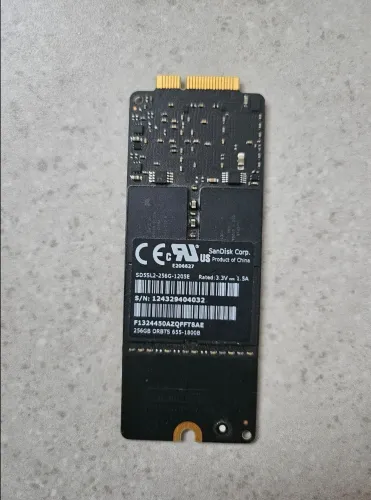 SSD NVME 256GB ORIGINAL Macbook
