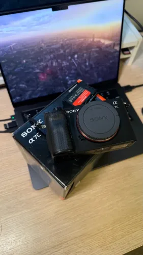Camera sony a7c - sem detalhes