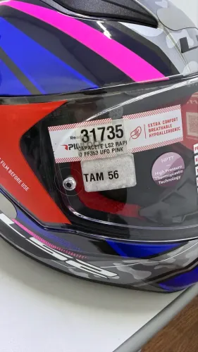 Capacete Original LS2 FF353 Rapid UFO ( nunca usado )
