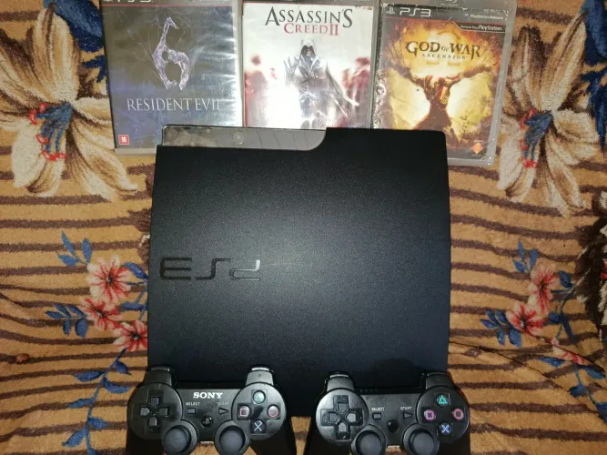PS3 desbloqueado 2 controle mais de mil jogos para baixar