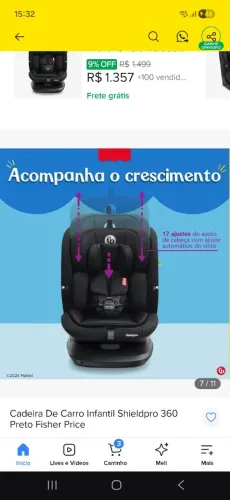 Cadeira Giratória para Carro