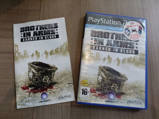 Brothers in Arms Earned in Blood PS2 Original PAL Europeu