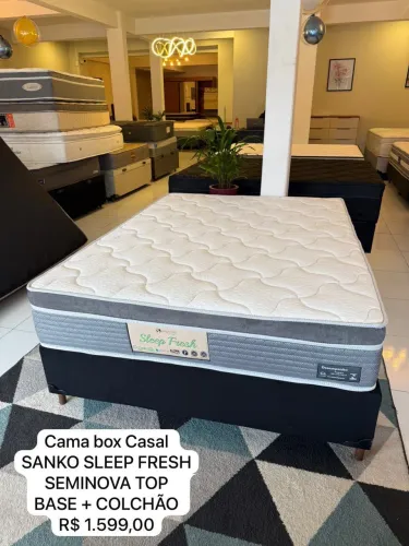 Cama Box Casal SANKO SEMINOVA - ENTREGO