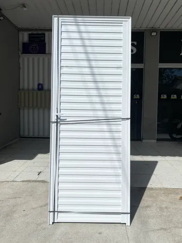 PORTA DE ALUMÍNIO BRANCO 2.10X 60CM 70CM 80CM - PROMOÇÃO EXCLUSIVA