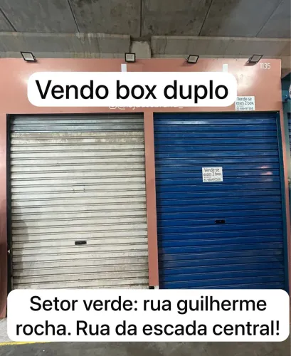 Vendo box setor verde centro fashion