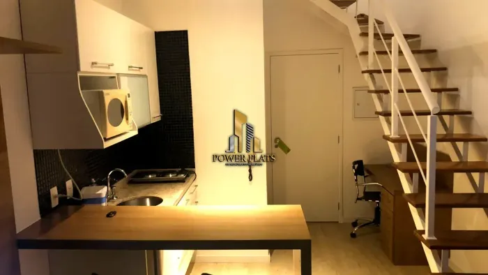 Flat para locação mobiliado no NYC Berrini | Duplex | Cidade Monções | 1 dormitório