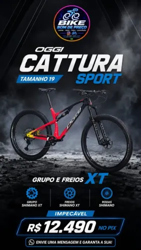 Bicicleta Oggi Cattura Sport Carbon impecável