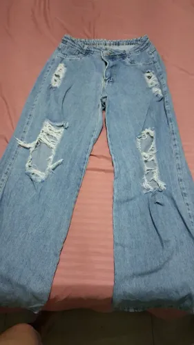 Calça jeans wige leg