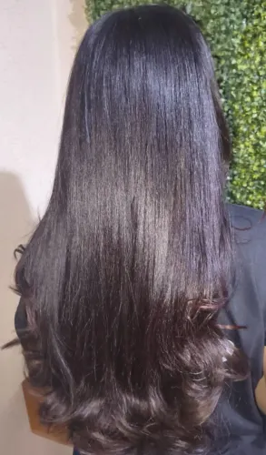 Cabelo brasileiro 55 cm , 250 gramas  no tic tac