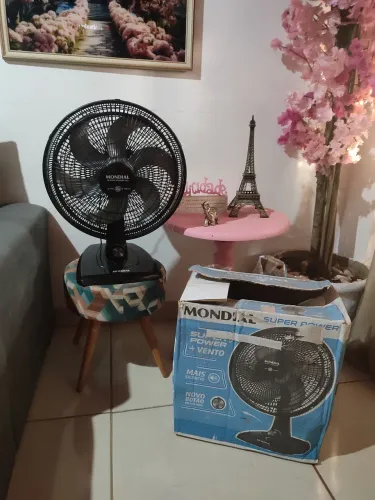 Novo. Ventilador Mondial Turbo 40 cm.
