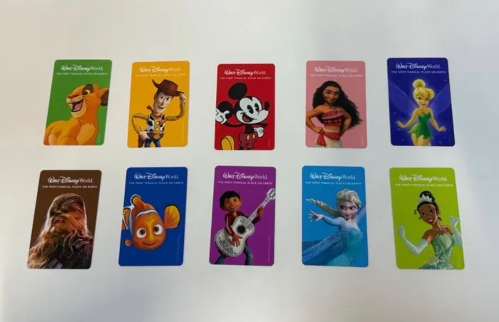 Cartões Ingressos Tickets Disney Oficias dos Parques Orlando - Itens raros
