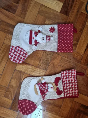2 botas natalinas