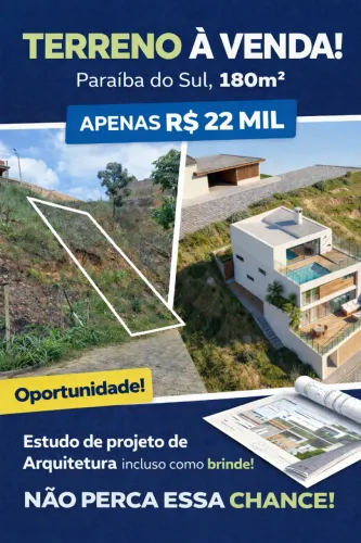 Terreno Paraíba do Sul 22mil