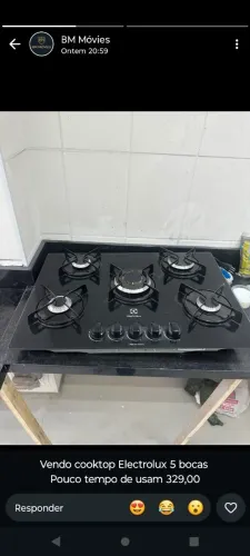 Fogão Cooktop 5 bocas/Taboão da Serra -SP