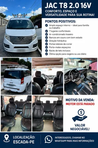 JAC T8 2.0 16V 5P Mec. 2014