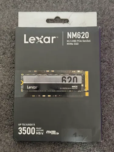 SSD M.2 NVMe 1TB Lexar NM620 PCIe 3.0 (Até 3500MB/s) - Excelente Estado Saúde 95%