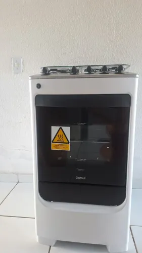 Fogão Consul 4 Bocas, GLP, Branco com Acendimento Automático