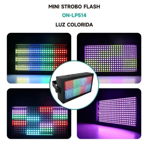 MINI REFLETOR STROBO 60W 110/220V 288LEDS ON-LP514