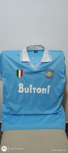 Camisa do Napoli retrô tamanho G