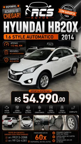 Hyundai HB20X Style 1.6 Flex 16V Aut. 2014