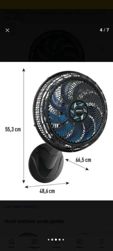 Ventilador de parede 